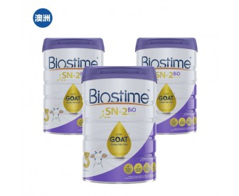 【澳洲直邮包邮】Biostime 合生元 婴儿金装羊奶粉3段 800克x3罐/箱【奶粉订单收件人身份证必需上传】
